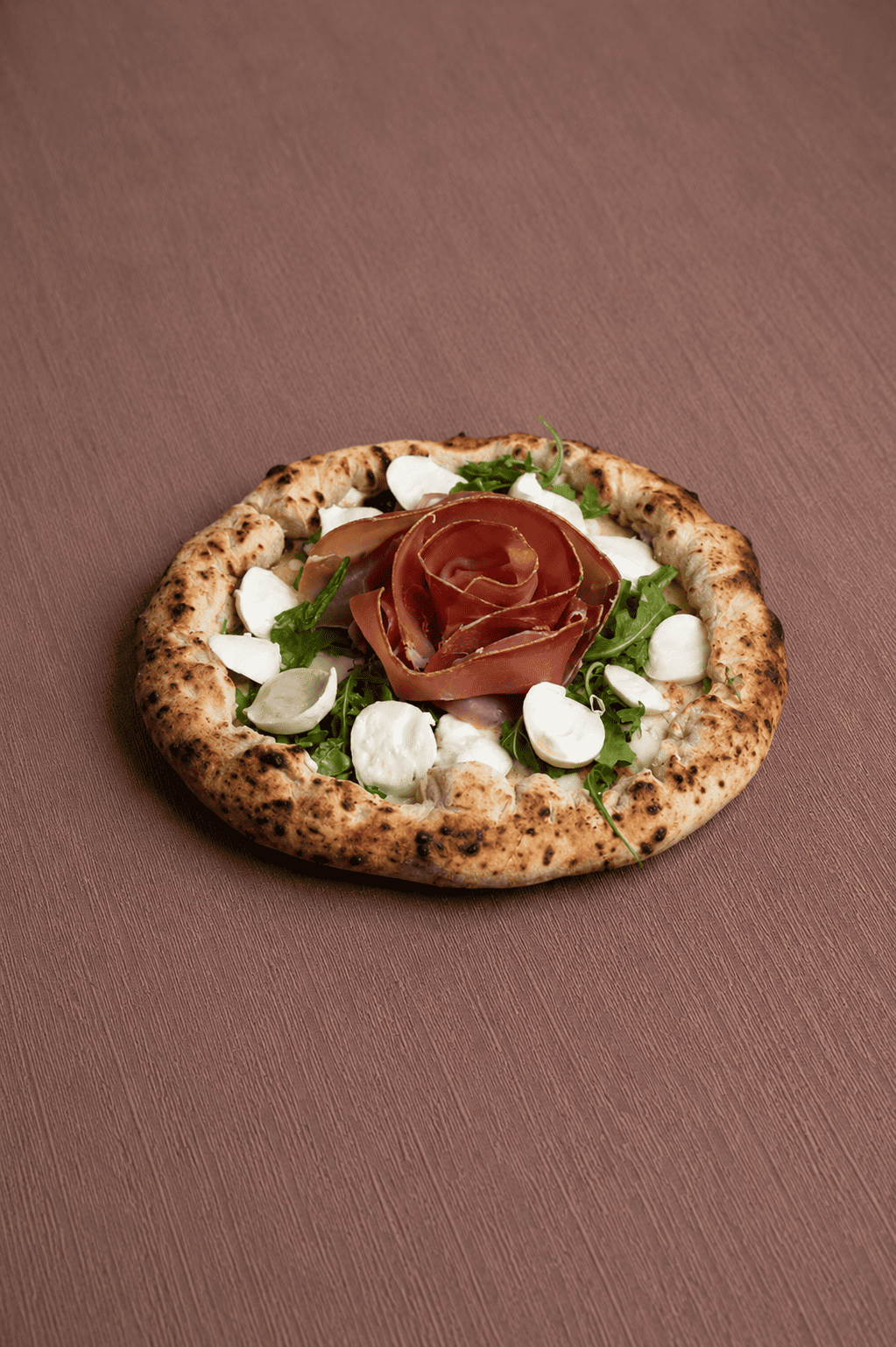 pizza prosciutto e mozzarella